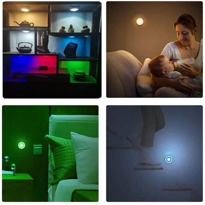 RGB Remote-Control LED Lights- 1 to 6 Pack
