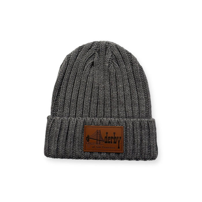 Ribbed Beanie Grey