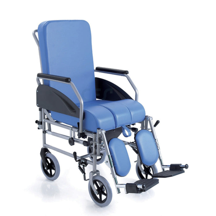 Sedia comoda KOMODA con schienale reclinabile - Ruote Ø 20 cm - RC330