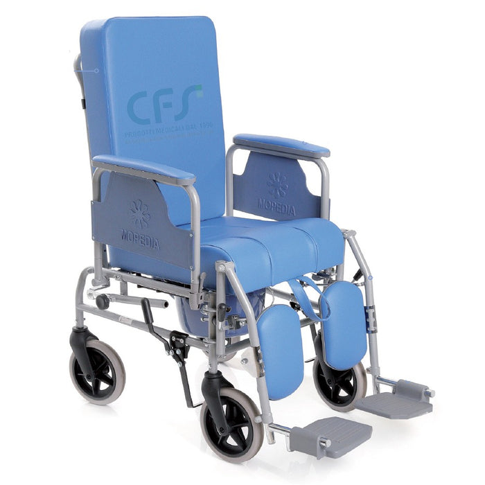 Sedia comoda KOMODA con schienale reclinabile - Ruote Ø 20 cm - RC330
