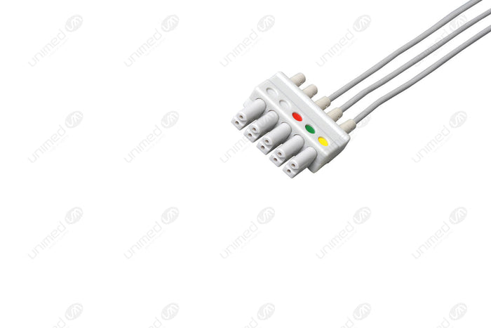 Set ECG 3/5 derivazioni x Siemens bottone SMF3-90S-I