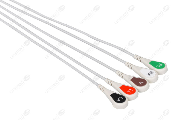 Set ECG 5 derivazioni per Mindray bottoncin MRC5-90S-I