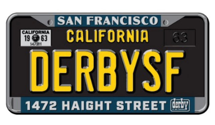 SF License Plate