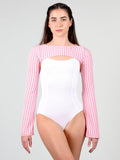 Shirley Temple Bell Sleeve Shrug Top