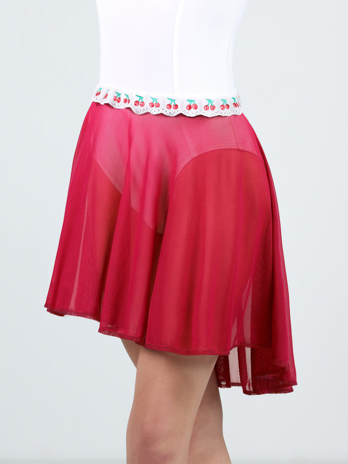 Shirley Temple Midi Length Mesh Skirt