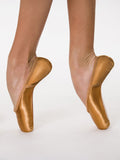 Suffolk Spotlight Pointe Shoe Hard Shank Bronze Satin Professional Pointe Shoe