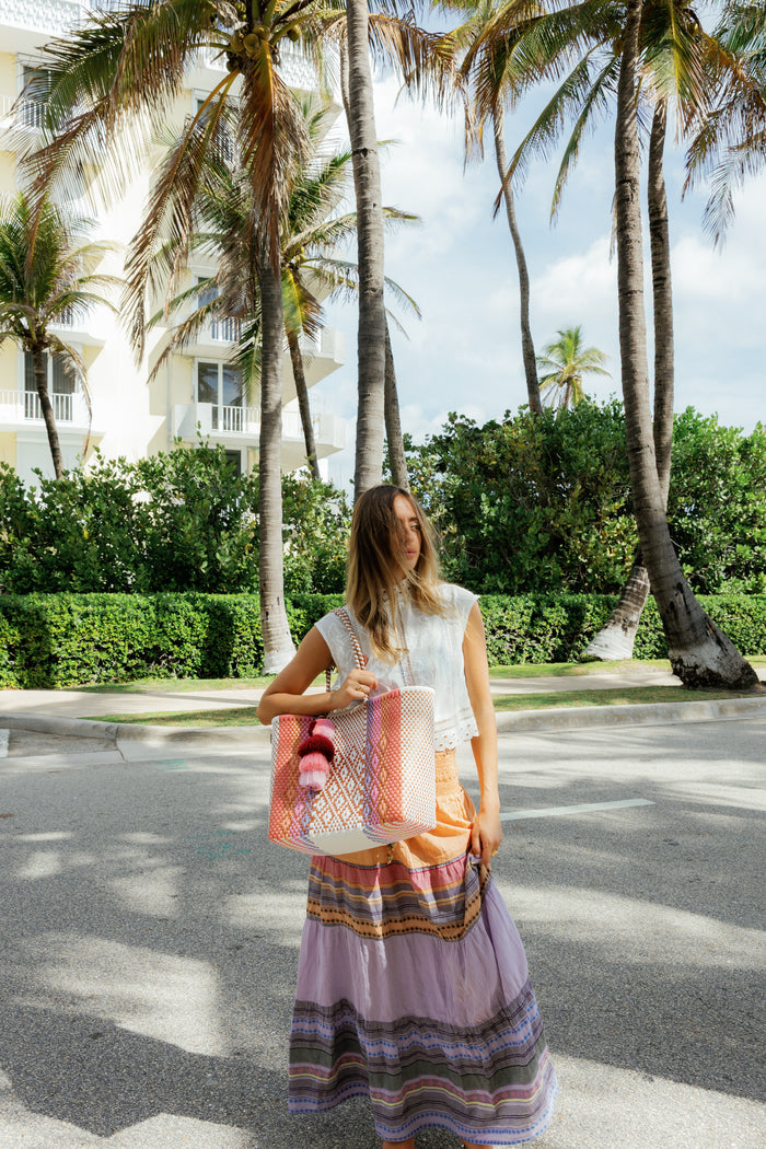 Sunset Rust Citron Tote