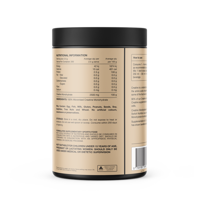 Switch Nutrition Creatine Monohydrate Powder by Switch nutrition