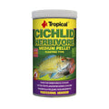 Tropical Cichlid Herbivore Medium Pellet packaging
