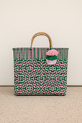 Tropical Paradise Bamboo Citron Tote