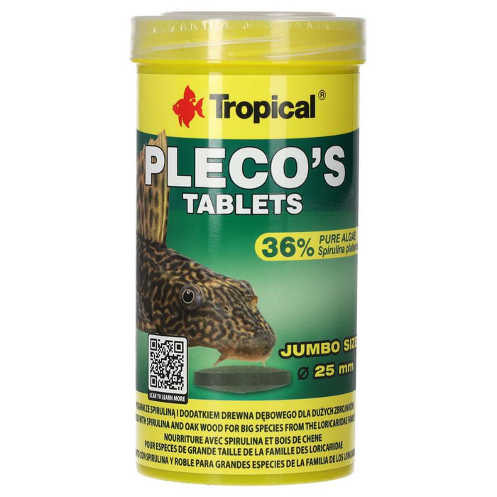 Tropical Pleco's Tablets 135g packaging