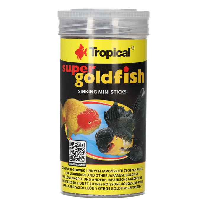 Tropical Super Goldfish Mini Sticks 150g packaging
