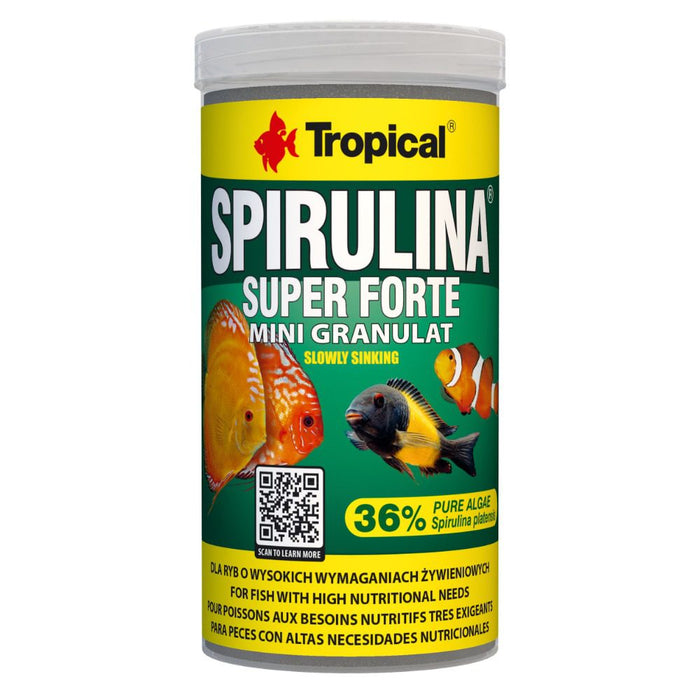 Tropical Super Spirulina Forte Mini Granulat 140g packaging