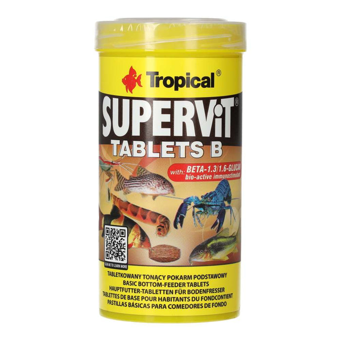 Tropical Supervit Tablets B 150g packaging