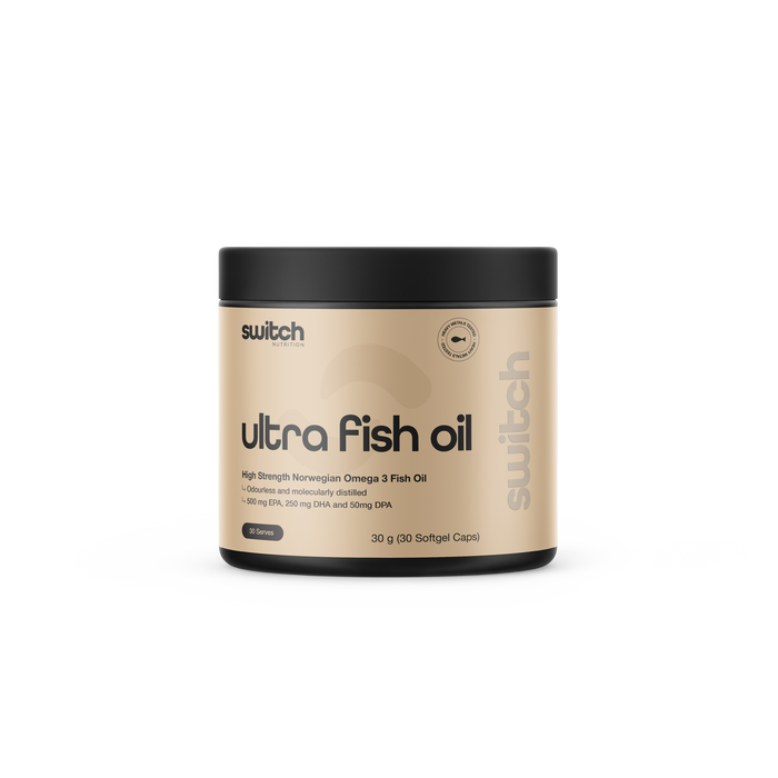 Switch Nutrition Ultra Fish Oil Omega-3 Softgels 1000mg 180 Capsules by Switch nutrition