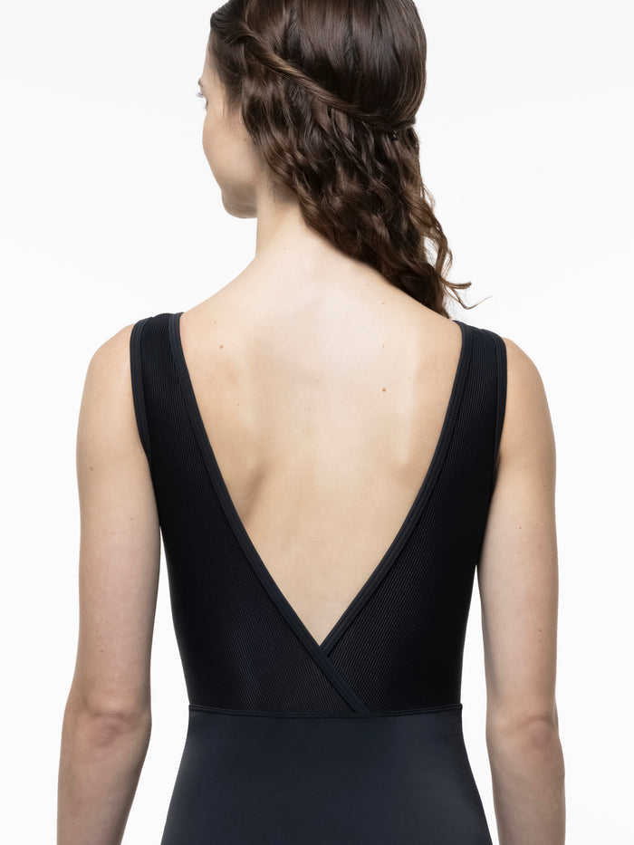 Wall Street Bateau Neck Tank Leotard