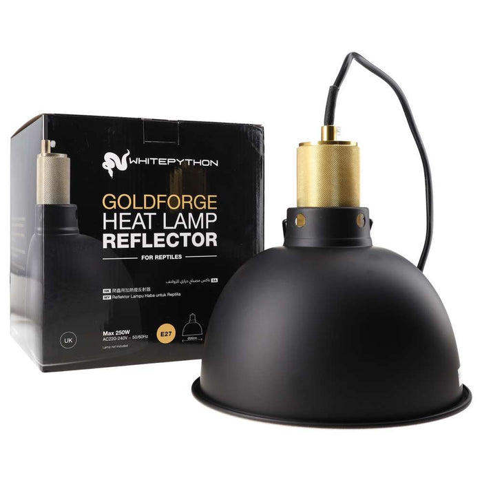 White Python GoldForge Heat Lamp Reflector (250w Max)