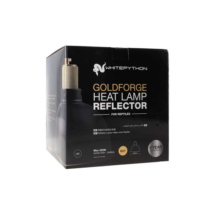 White Python GoldForge Heat Lamp Reflector (250w Max)