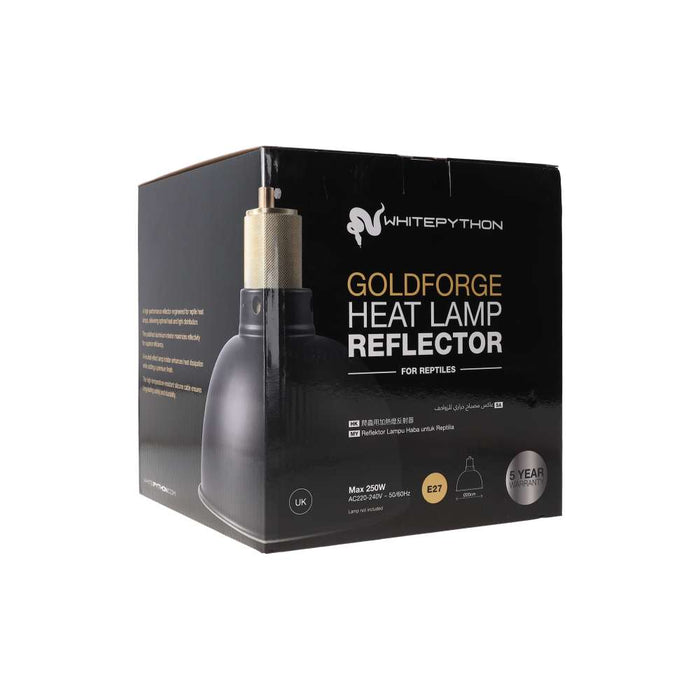 White Python GoldForge Heat Lamp Reflector (250w Max)