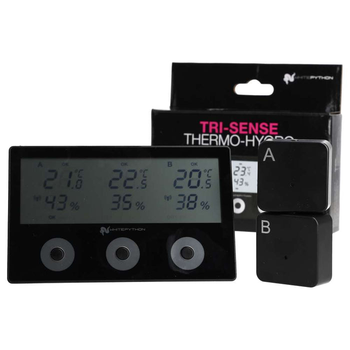White Python Wireless Tri-Sense Thermo/Hygro