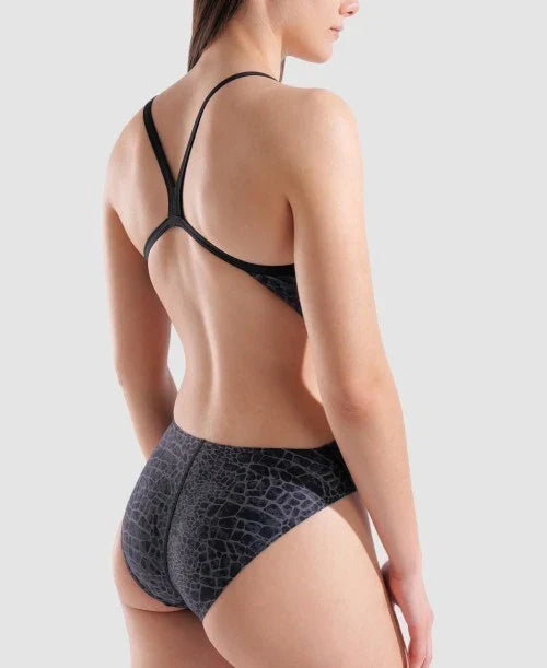 Women's Swimsuit arena Snakeskin Challenge Back